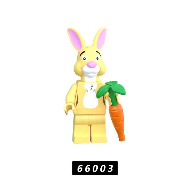 Winnie the Pooh Piglet Roo Tigger Eeyore Rabbit Robin Mini Figures Boy Girl Gift Juguetes Building Blocks Sets Kids Toys