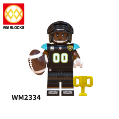 WM6136 NFL National Football League soccer player Chargers Cardinals Texans Panthers Raiders Lions Washington Jaguars mini figures juguetes mini toys building blocks sets Toys for kids