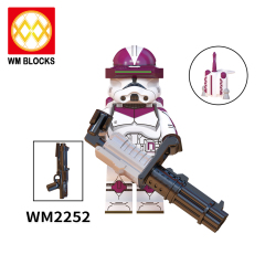 WM6127 Star wars Nova corps Marine Trooper squad 3 AT-RT Trooper squad2 mini figures juguetes mini toys building blocks sets Toys for kids