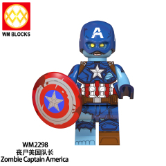 WM6132 DC Marvel horrid superhero Zombie star lord spider man thor Doctor strange lron man captain america thanos deadpool mini figures juguetes mini toys building blocks sets Toys for kids