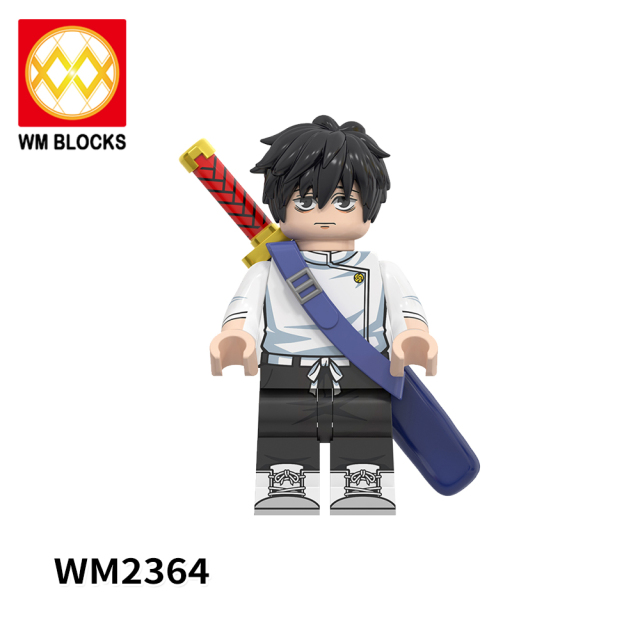 WM6140 Anime Jujutsu Kaisen Rogo Gojo satoru Geto suguru Mahito zenin maki inumaki toge geto suguru panda mini figures juguetes mini toys building blocks sets Toys for kids