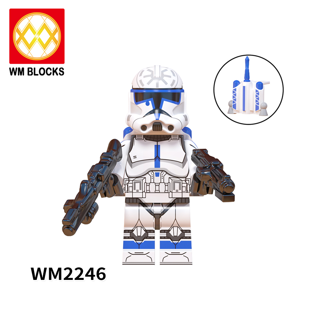 WM6126 Star wars Dogma Echo Hardcase Jesse Fives KIx Rex Tup mini figures juguetes mini toys building blocks sets Toys for kids