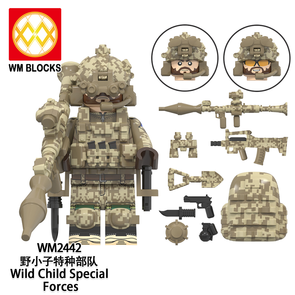 WM6147 military WW2 SWAT Soldiers Special air service KSK special forces Alpha special forces Navy seals SSO special forces mini figures juguetes mini toys building blocks sets Toys for kids