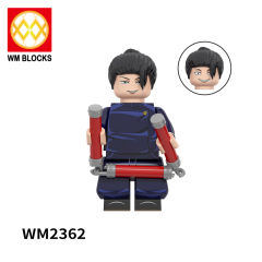 WM6140 Anime Jujutsu Kaisen Rogo Gojo satoru Geto suguru Mahito zenin maki inumaki toge geto suguru panda mini figures juguetes mini toys building blocks sets Toys for kids