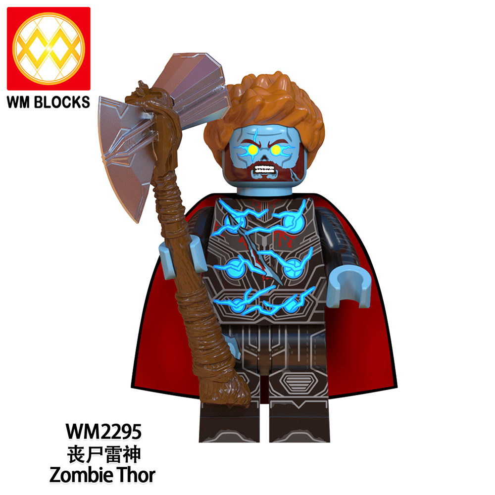 WM6132 DC Marvel horrid superhero Zombie star lord spider man thor Doctor strange lron man captain america thanos deadpool mini figures juguetes mini toys building blocks sets Toys for kids