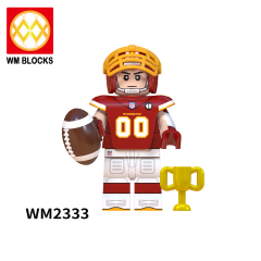 WM6136 NFL National Football League soccer player Chargers Cardinals Texans Panthers Raiders Lions Washington Jaguars mini figures juguetes mini toys building blocks sets Toys for kids