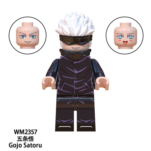 WM6139 Anime Jujutsu Kaisen Kugisaki nobara itasori yuji Fushiguro Megumi Hanao Rogo Gojo satoru Geto suguru Mahito mini figures juguetes mini toys building blocks sets Toys for kids