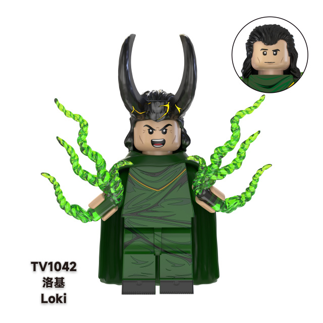 TV6206 Marvel Comics Super Heroes Loki Iron Man Mini Bricks Building Block Figure Toys For Kids