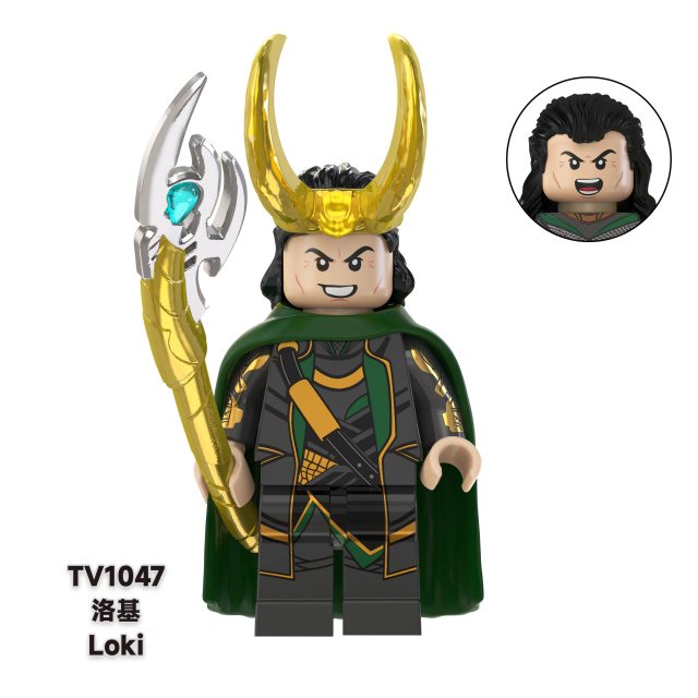 TV6206 Marvel Comics Super Heroes Loki Iron Man Mini Bricks Building Block Figure Toys For Kids