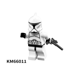 KM66011 Star Wars Movie Character Clone Soldiers Juguetes Building Blocks Children Educational Anime Toy For Kids Boys