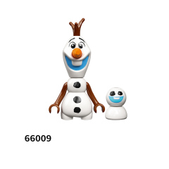 Disney 3D Animated Movies Frozen Mini Figures Anna Elsa Kristoff Olaf Boy Girl Gift Juguetes Building Blocks Sets Kids Toys