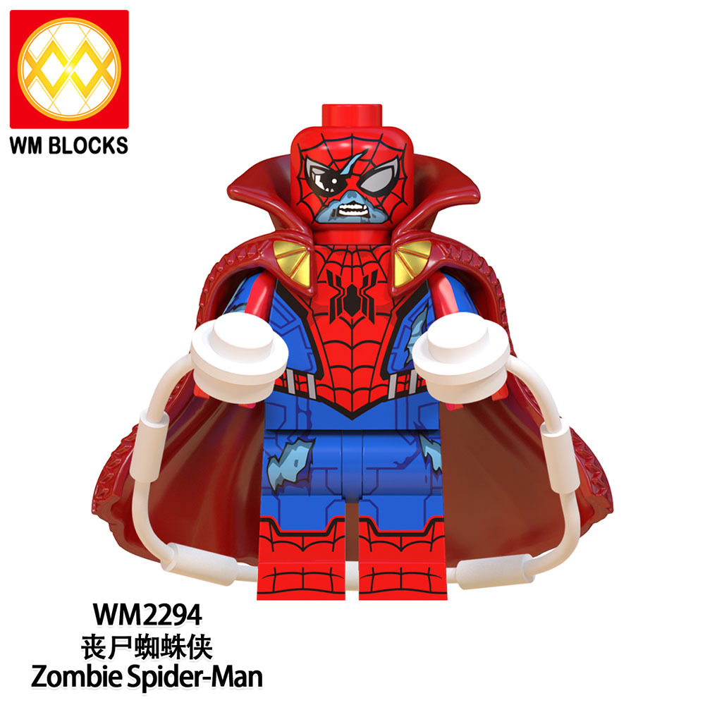 WM6132 DC Marvel horrid superhero Zombie star lord spider man thor Doctor strange lron man captain america thanos deadpool mini figures juguetes mini toys building blocks sets Toys for kids