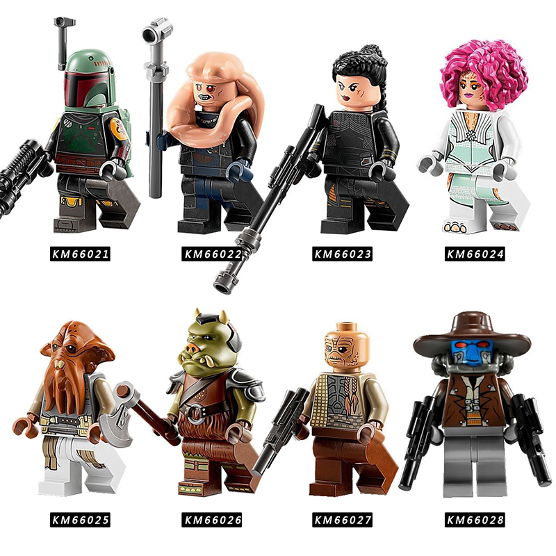 Star Wars Movie Character Boba Fett Gamorrean Bane Juguetes Building Blocks Children Educational Anime Toy For Kids Boys