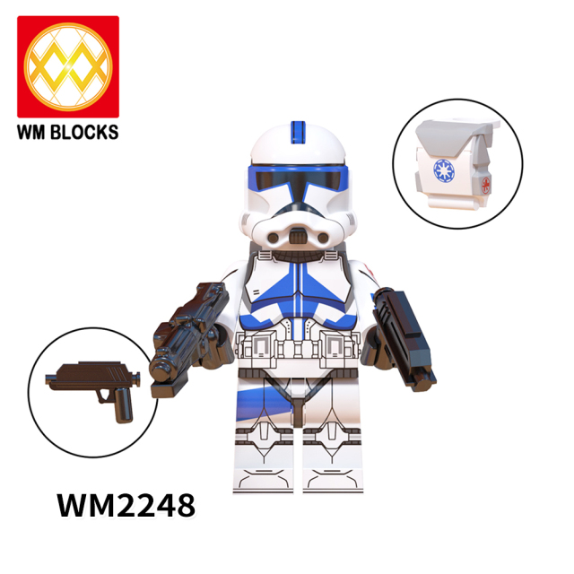 WM6126 Star wars Dogma Echo Hardcase Jesse Fives KIx Rex Tup mini figures juguetes mini toys building blocks sets Toys for kids