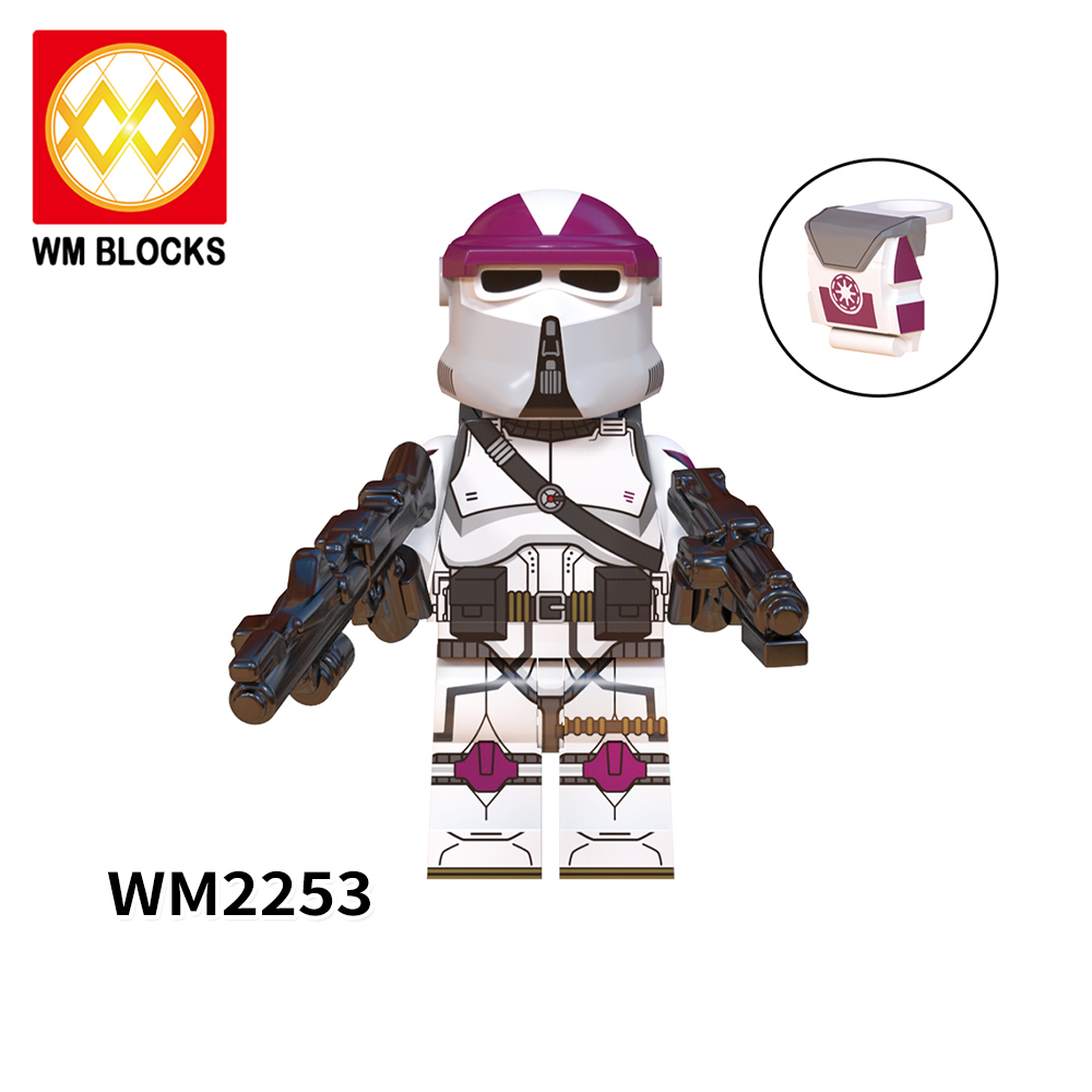 WM6127 Star wars Nova corps Marine Trooper squad 3 AT-RT Trooper squad2 mini figures juguetes mini toys building blocks sets Toys for kids