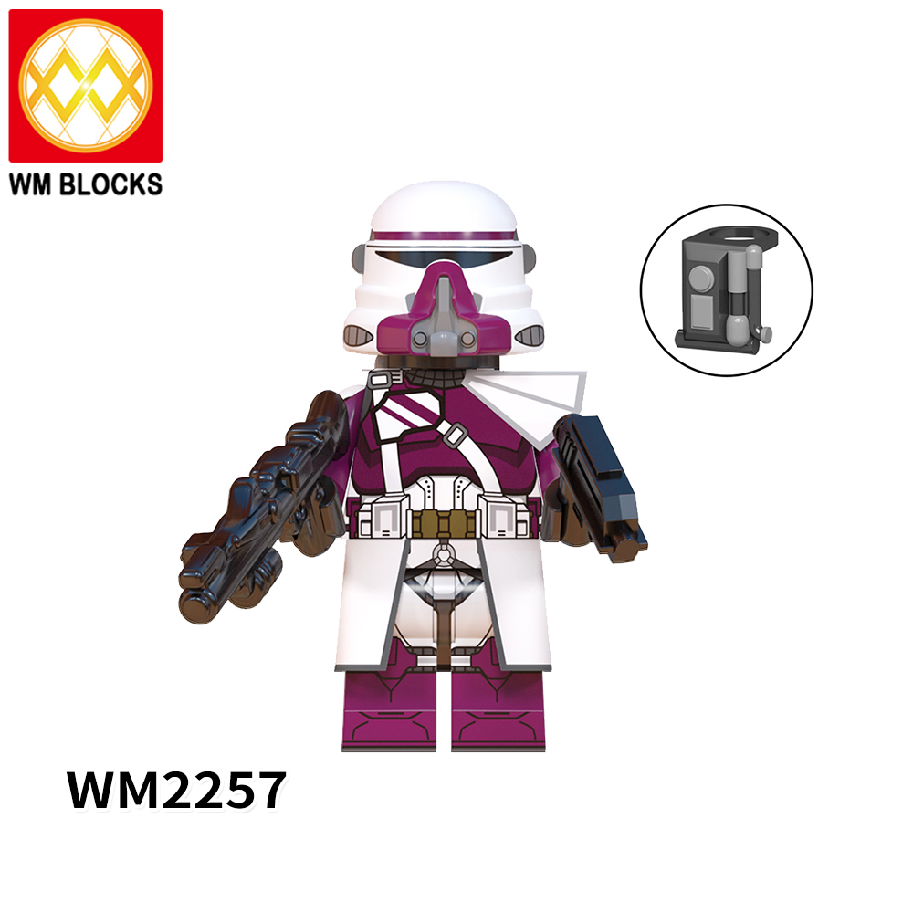 WM6127 Star wars Nova corps Marine Trooper squad 3 AT-RT Trooper squad2 mini figures juguetes mini toys building blocks sets Toys for kids