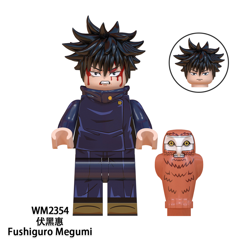 WM6139 Anime Jujutsu Kaisen Kugisaki nobara itasori yuji Fushiguro Megumi Hanao Rogo Gojo satoru Geto suguru Mahito mini figures juguetes mini toys building blocks sets Toys for kids