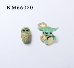Star Wars Movie Yoda Baby Cot Rotating Arm Juguetes Building Blocks Anime Toy For Kids Boys