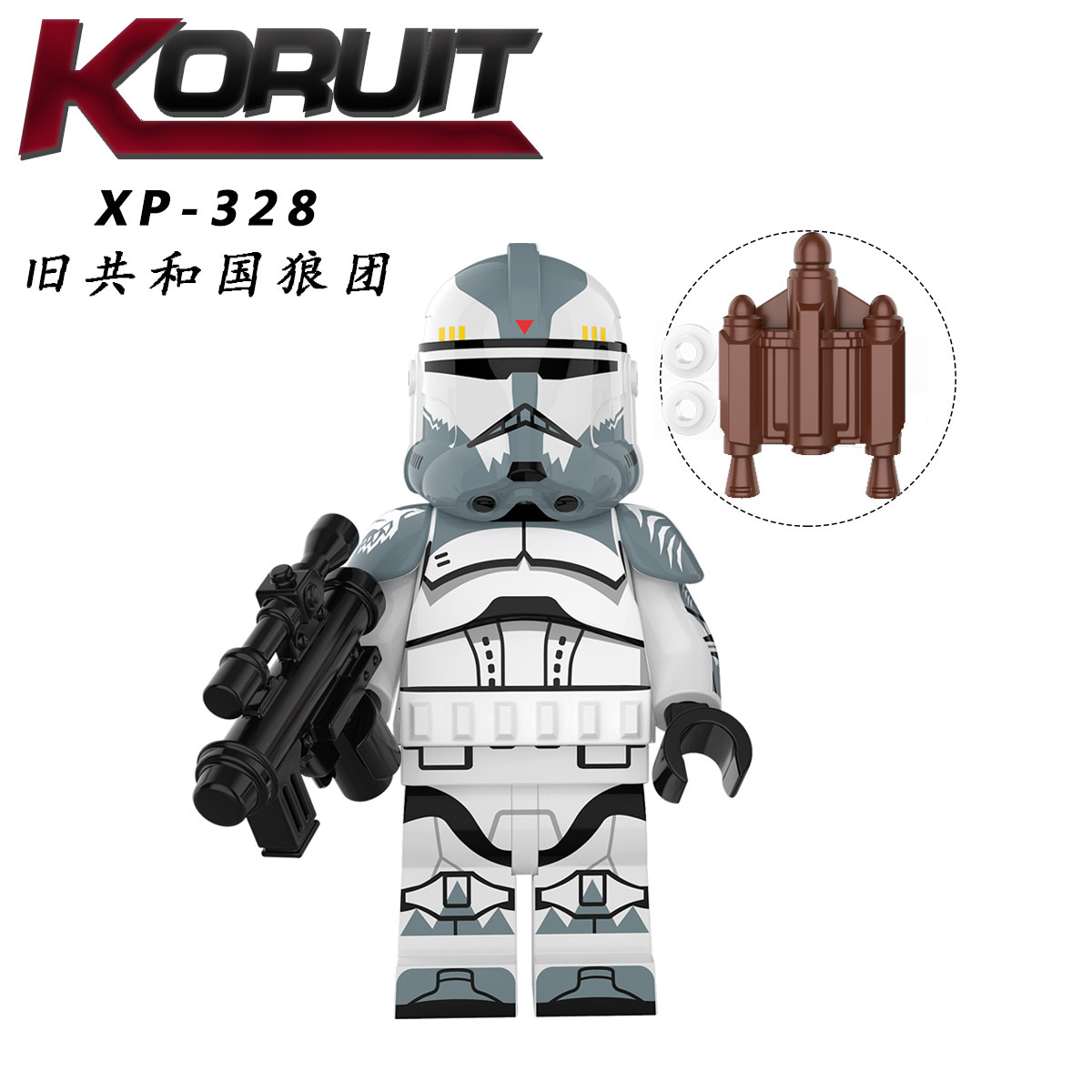 KT1043 Star Wars 91nd 322nd 327nd Legion Rex Jesse Figures Juguetes Child DIY Building Block Sets Children Educational Kids Toys