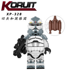 KT1043 Star Wars 91nd 322nd 327nd Legion Rex Jesse Figures Juguetes Child DIY Building Block Sets Children Educational Kids Toys