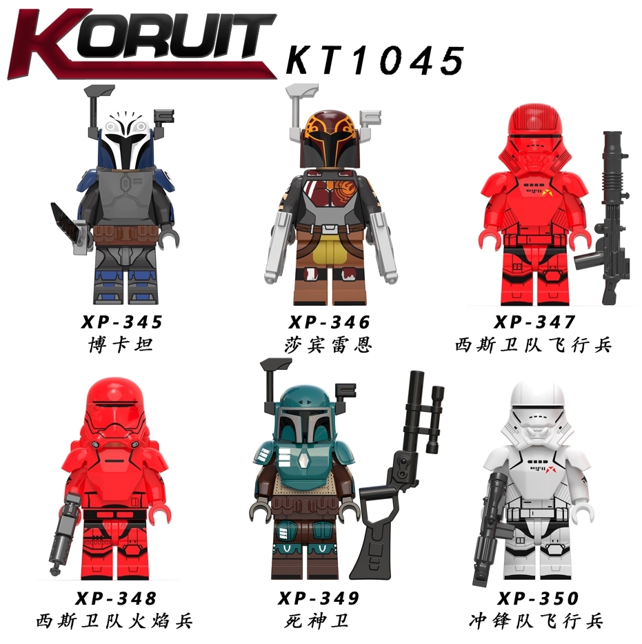 KT1045 Star Wars Bo-Katan Sabine Wren Figures Juguetes Child DIY Building Block Sets Children Educational Kids Toys