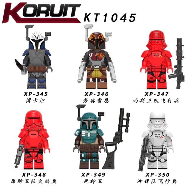 KT1045 Star Wars Bo-Katan Sabine Wren Figures Juguetes Child DIY Building Block Sets Children Educational Kids Toys
