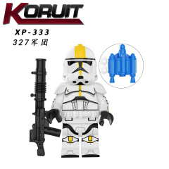 KT1043 Star Wars 91nd 322nd 327nd Legion Rex Jesse Figures Juguetes Child DIY Building Block Sets Children Educational Kids Toys