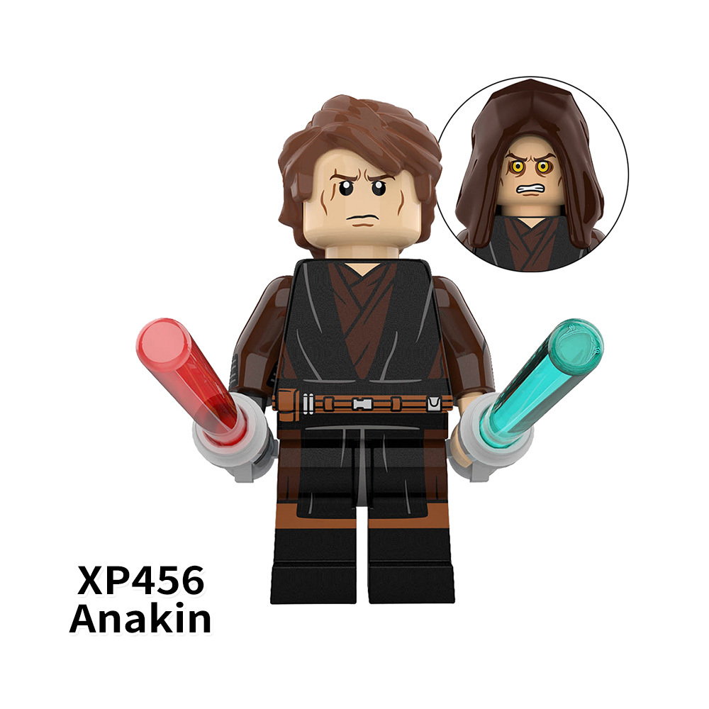 KT1059 Star War Movie Character Darth Vader Obi-Wan Anakin Darth Maul Fifth Brother Sanjie Mini Action Building Blocks Kids Gift Toy