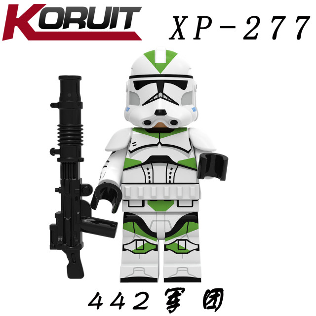 KT1035 Star Wars Action Bricks Clone Troopers Transparent Shadow Storm Commando Team Model Gifts Building Blocks Kids Toys