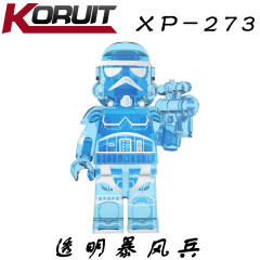 KT1035 Star Wars Action Bricks Clone Troopers Transparent Shadow Storm Commando Team Model Gifts Building Blocks Kids Toys