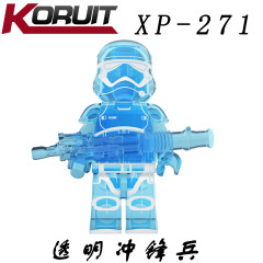 KT1035 Star Wars Action Bricks Clone Troopers Transparent Shadow Storm Commando Team Model Gifts Building Blocks Kids Toys