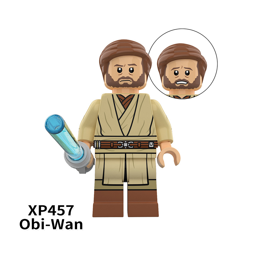 KT1059 Star War Movie Character Darth Vader Obi-Wan Anakin Darth Maul Fifth Brother Sanjie Mini Action Building Blocks Kids Gift Toy