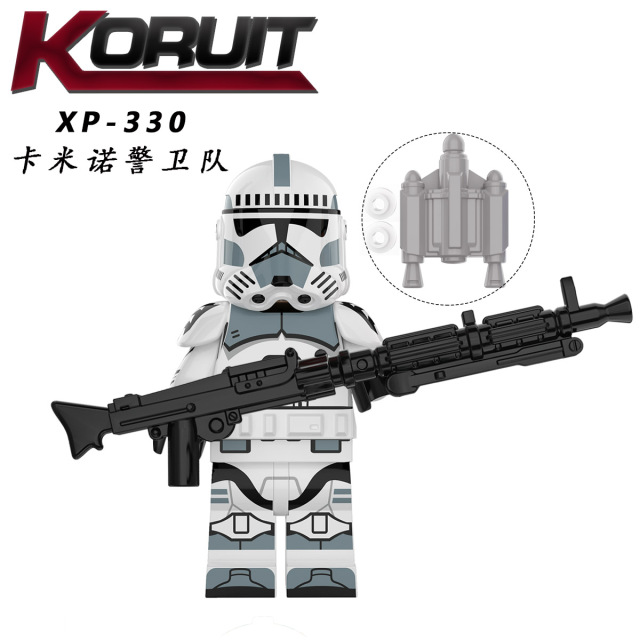KT1043 Star Wars 91nd 322nd 327nd Legion Rex Jesse Figures Juguetes Child DIY Building Block Sets Children Educational Kids Toys