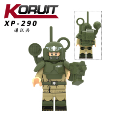 KT1037 Imperial Guard Game Series Character Commander Assault Troops Minifigs Educational Building Block For Kids Toys