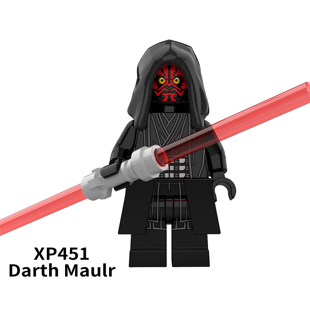 KT1059 Star War Movie Character Darth Vader Obi-Wan Anakin Darth Maul Fifth Brother Sanjie Mini Action Building Blocks Kids Gift Toy