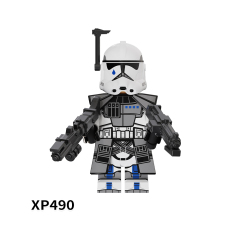 KT1064 Star War Movie Character Echo Fives Kix Tup Jesse Hardcase Dogma Rex Mini Bricks Building Block Figure Kids Educational Toys Juguete
