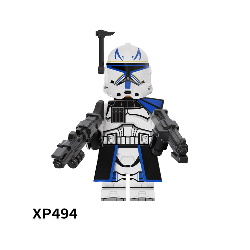 KT1064 Star War Movie Character Echo Fives Kix Tup Jesse Hardcase Dogma Rex Mini Bricks Building Block Figure Kids Educational Toys Juguete