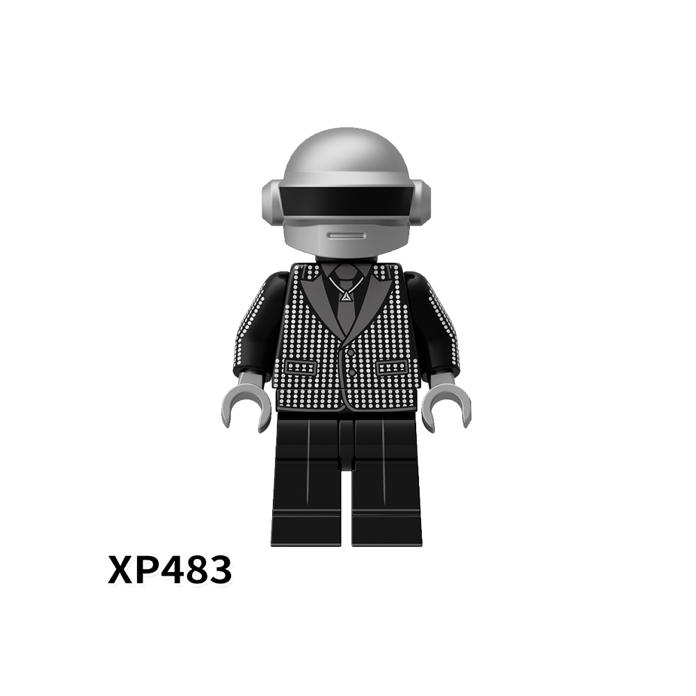 KT1063  Famous French Rock Band Goofy Punk Sinber Minifigs Building Blocks Figures Collection Gift For Children Toys