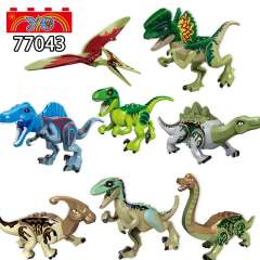 77043 lego dinosaur Tyrannosaurus pterosaur sets minifigures juguetes mini toys building blocks sets Toys for kids