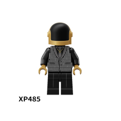 KT1063  Famous French Rock Band Goofy Punk Sinber Minifigs Building Blocks Figures Collection Gift For Children Toys