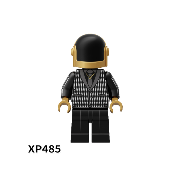 KT1063  Famous French Rock Band Goofy Punk Sinber Minifigs Building Blocks Figures Collection Gift For Children Toys