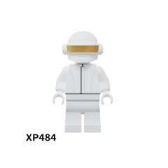 KT1063  Famous French Rock Band Goofy Punk Sinber Minifigs Building Blocks Figures Collection Gift For Children Toys