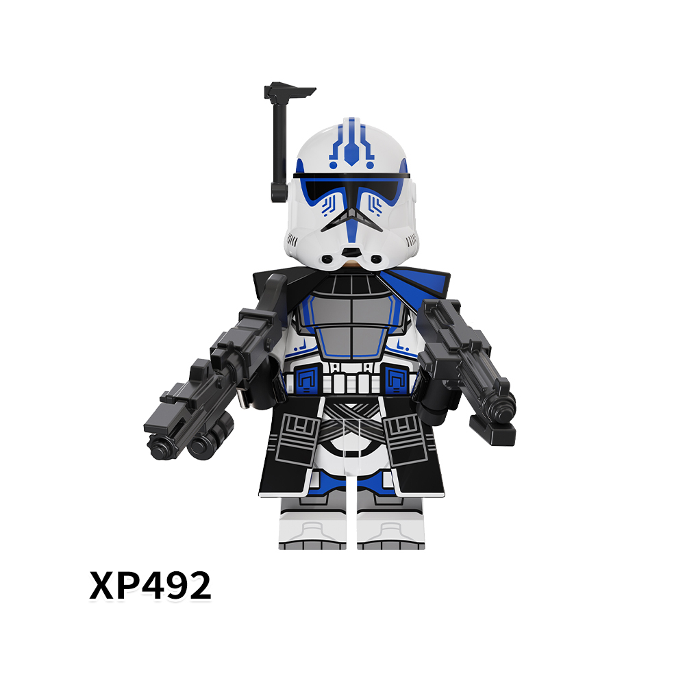 KT1064 Star War Movie Character Echo Fives Kix Tup Jesse Hardcase Dogma Rex Mini Bricks Building Block Figure Kids Educational Toys Juguete