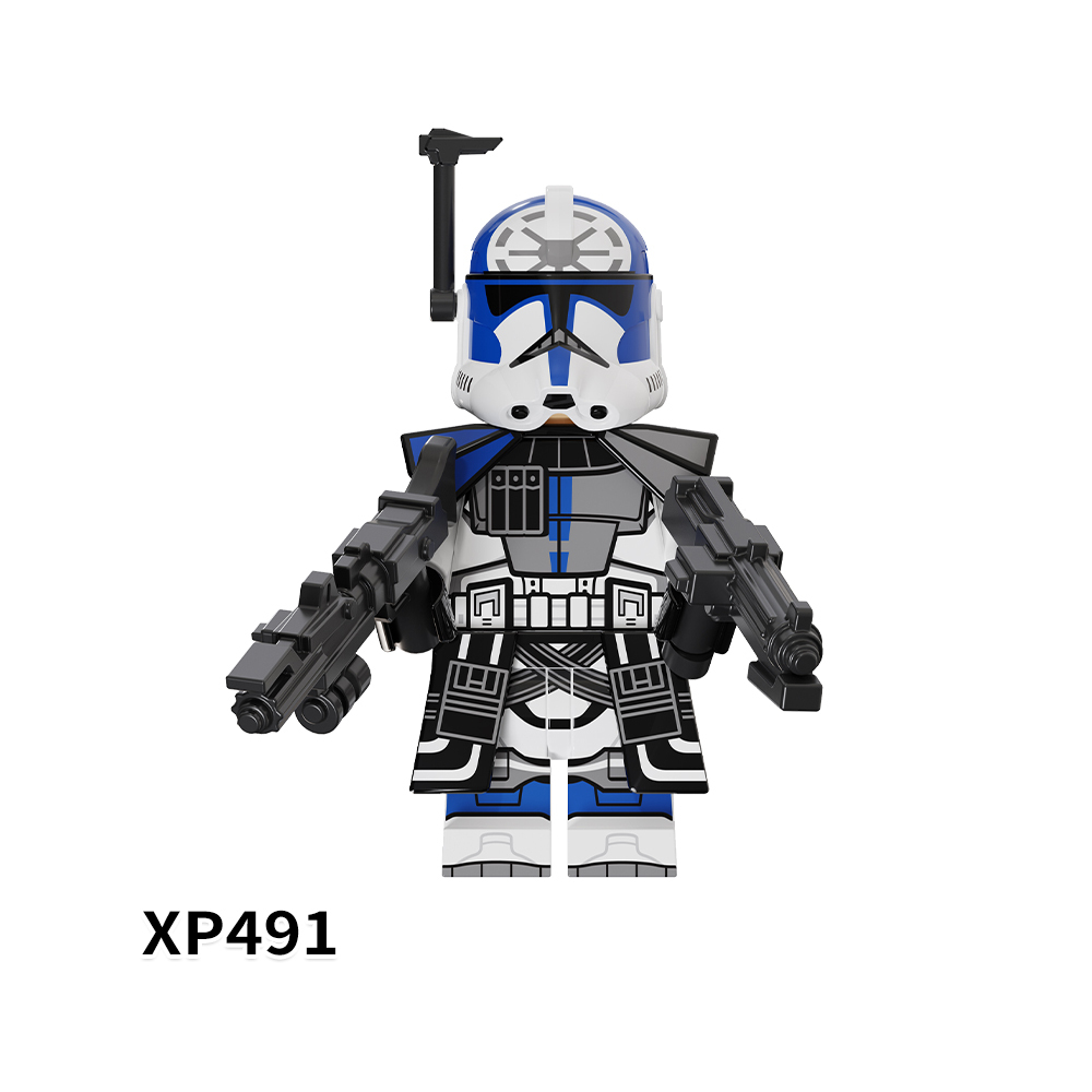 KT1064 Star War Movie Character Echo Fives Kix Tup Jesse Hardcase Dogma Rex Mini Bricks Building Block Figure Kids Educational Toys Juguete