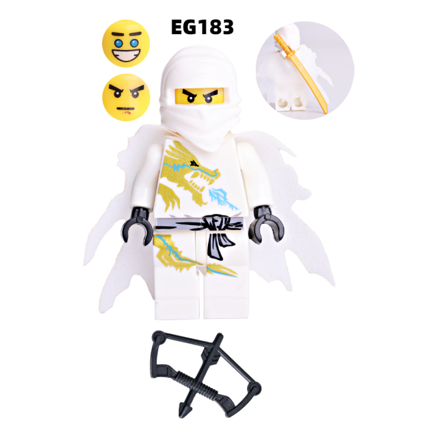 EG181-186 Anime Lego Ninjago: Masters of Spinjitzu mini figures juguetes mini toys building blocks sets Toys for kids