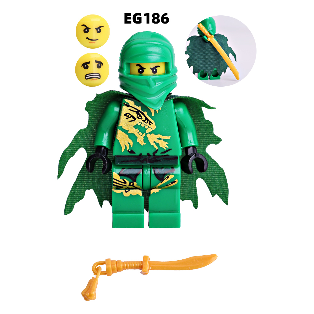 EG181-186 Anime Lego Ninjago: Masters of Spinjitzu mini figures juguetes mini toys building blocks sets Toys for kids