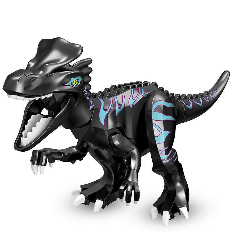MG1179  Large Black Dinosaur Dragon Minifigures Juguetes Mini Building Blocks Sets Children Toys For Kids
