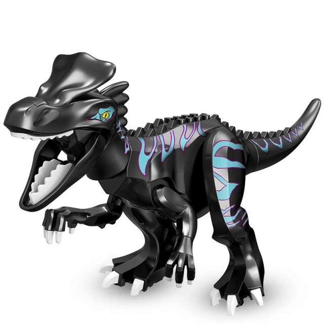 MG1179  Large Black Dinosaur Dragon Minifigures Juguetes Mini Building Blocks Sets Children Toys For Kids