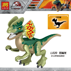 L020 lego dilophosaurus dinosaur minifigures juguetes mini toys building blocks sets Toys for kids