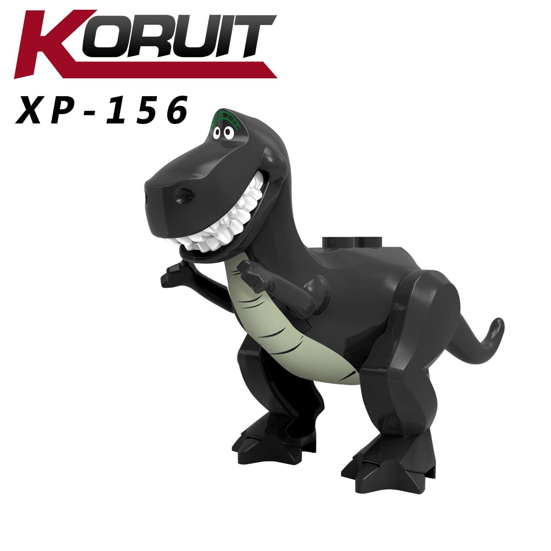 XP156 Black Hugging Dragon Minifigures Juguetes Mini Toys Building Blocks Sets Toys For Kids